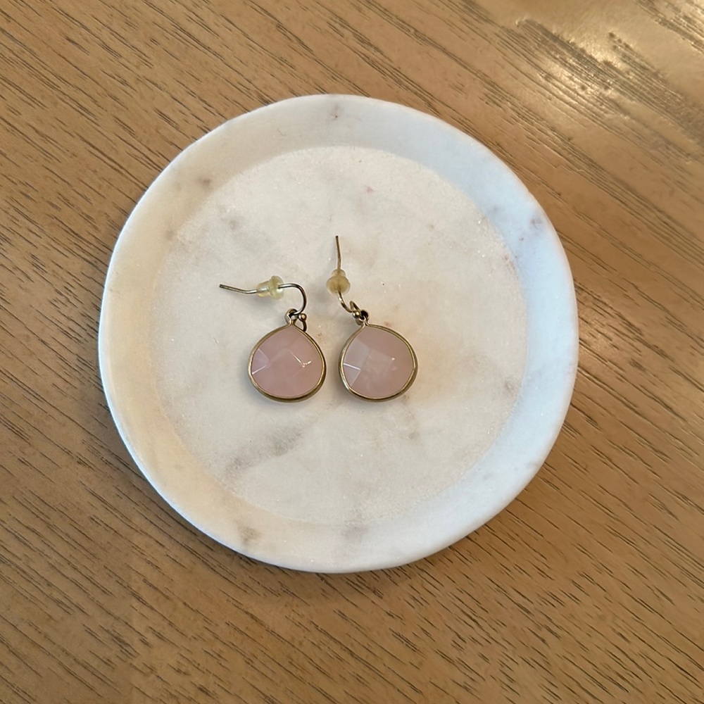 Pink Hang Down Earrings 🩷